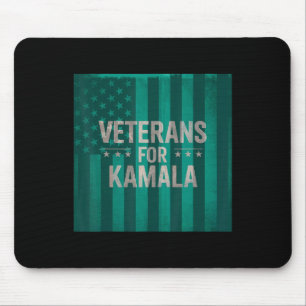 Tapis De Souris Les Vétérans Votent Pour Le Président Kamala 2024
