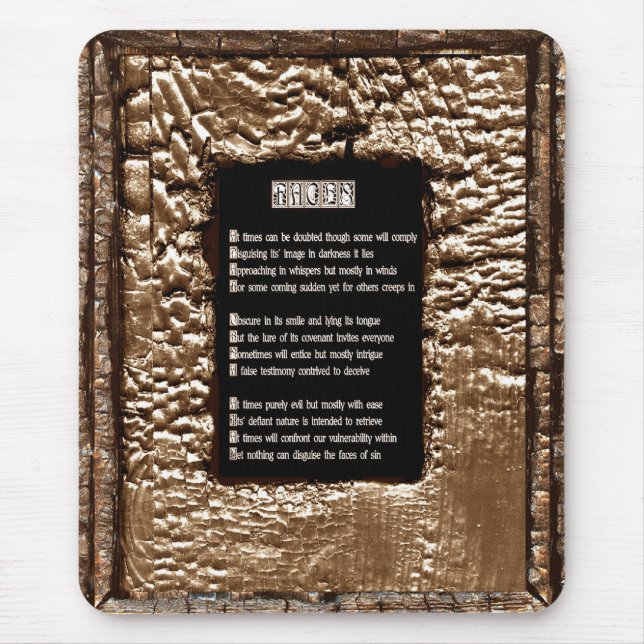 Tapis De Souris Les visages du péché (Devant)