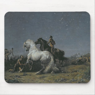 Tapis De Souris Les voleurs de cheval, 19ème siècle