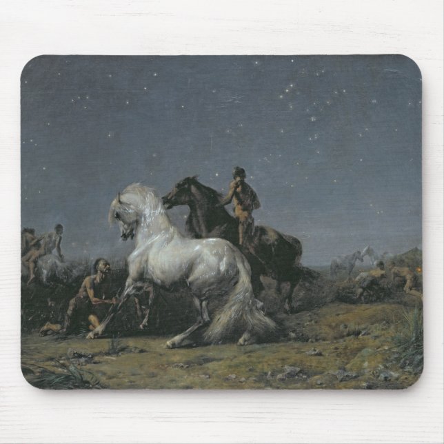 Tapis De Souris Les voleurs de cheval, 19ème siècle (Devant)