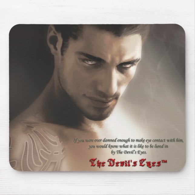 Tapis De Souris Les yeux Mousepad du diable (Devant)