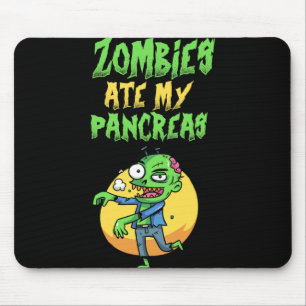 Tapis De Souris Les zombies ont mangé mon pancréas T1d diabète de