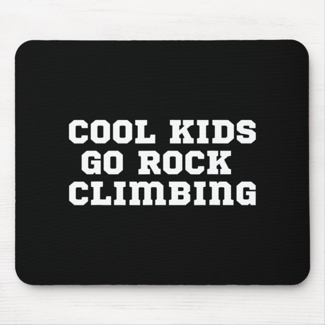 Tapis De Souris L'Escalade officielle Cool Kids Go Rock (Devant)
