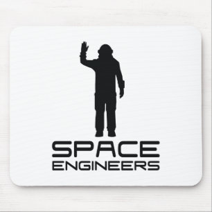 Tapis De Souris L'espace machine le blanc de Mousepad