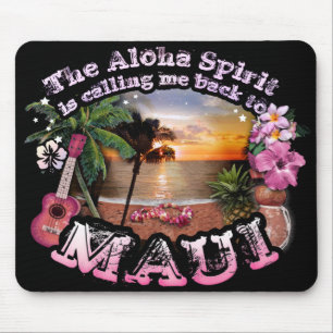 Tapis De Souris L'Esprit Aloha me rappelle à Maui