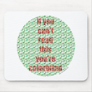 Tapis De Souris L'essai daltonien
