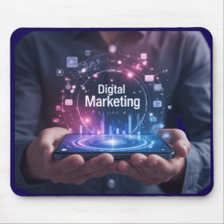 Tapis De Souris L'essence du marketing numérique : un Vis futurist