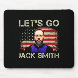 Tapis De Souris Let39s Go Jack Smith Drapeau américain été