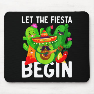 Tapis De Souris Let the fiesta begin funny cinco de mayo mexican L