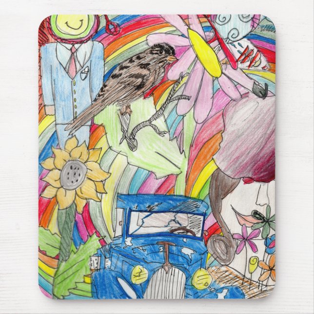 Tapis De Souris L'été rêve Mousepad (Devant)