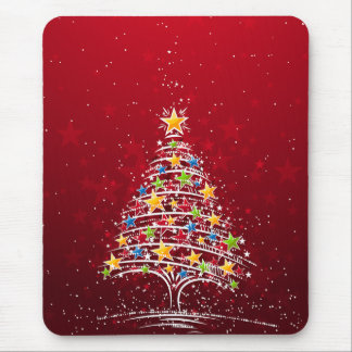 Tapis De Souris L'étoile a couvert l'arbre de Noël