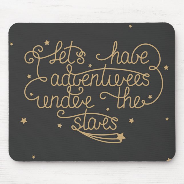 Tapis De Souris Lets ont des aventures (Devant)
