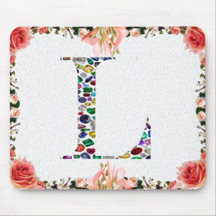 Tapis De Souris Letter L monogram