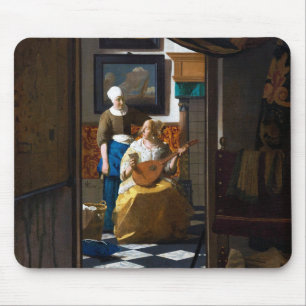 Tapis De Souris Lettre d'amour, Johannes Vermeer
