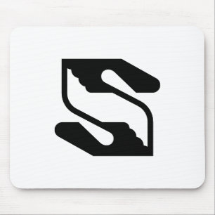 Tapis De Souris Lettre de main professionnelle en affaires S