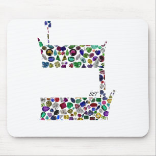 TAPIS DE SOURIS LETTRE HÉBRETE PARI EN GEMKES