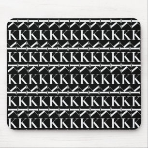 Tapis De Souris Lettre initiale monogramme K