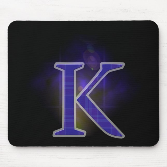Tapis De Souris Lettre K (Devant)