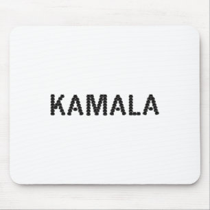 Tapis De Souris Lettre Kamala Visage Chat mignonne Conception amus