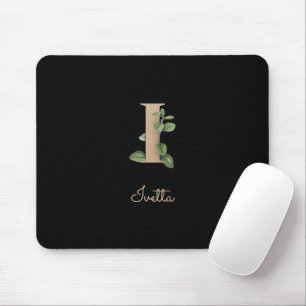 Tapis De Souris LETTRE MONOGRAPHIQUE BOtanique I Élégante