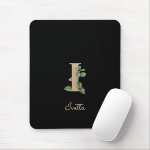 Tapis De Souris LETTRE MONOGRAPHIQUE BOtanique I Élégante