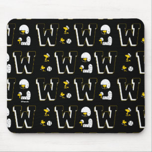 Tapis De Souris Lettre sport Woodstock Varsity Motif