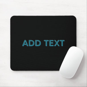 Tapis De Souris Lettres contour éditable avec ombre portée