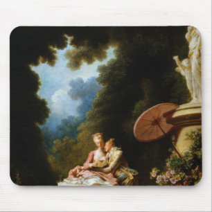 Tapis De Souris Lettres d'amour par Jean Honore Fragonard