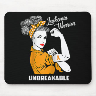 Tapis De Souris Leucémie Guerrier Indestructible Conscience Don Te