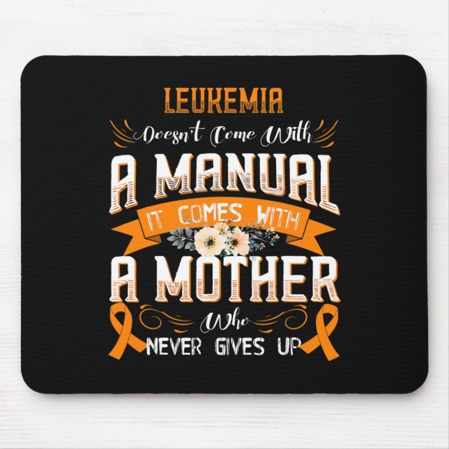 Tapis De Souris LEUKEMIA ne vient pas avec un manuel qu'il vient a (Devant)