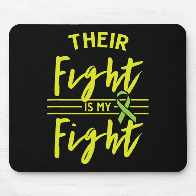 Tapis De Souris Leur combat est mon combat Conscience des maladies (Devant)