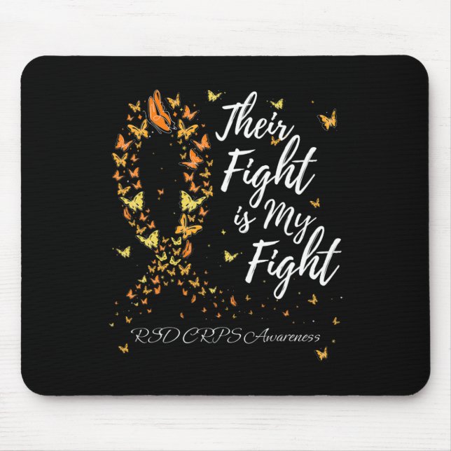 Tapis De Souris Leur combat est mon combat RSD RCPS Sensibilisatio (Devant)