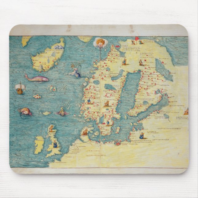 Tapis De Souris L'Europe du Nord (Devant)