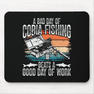 Tapis De Souris Leurre de pêcheur Cobia Matériel de canne à pêche