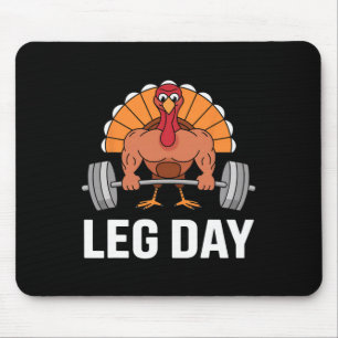 Tapis De Souris Levante de la Turquie Jour de la Jambe Thanksgivin