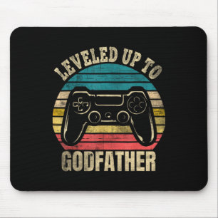 Tapis De Souris Leveled Jusqu'Au Parrain Vidéo Gamer Jeu 1