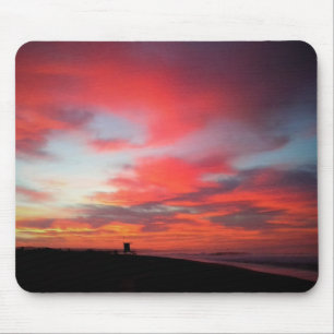 Tapis De Souris Lever de soleil à Newport Beach, Californie