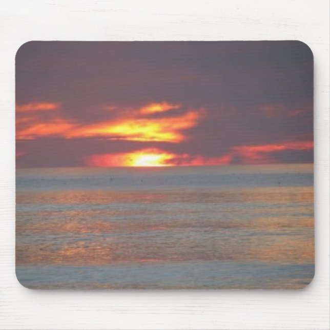 Tapis De Souris Lever de soleil atlantique (Devant)