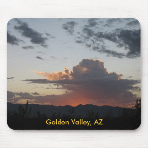 Tapis De Souris Lever de soleil au-dessus de l'Arizona, vallée