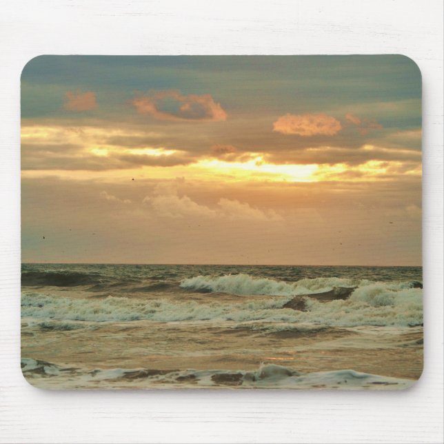 Tapis De Souris Lever de soleil de thanksgiving (Devant)