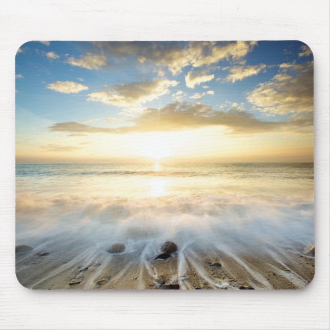 Tapis De Souris Lever de soleil d'or (Devant)