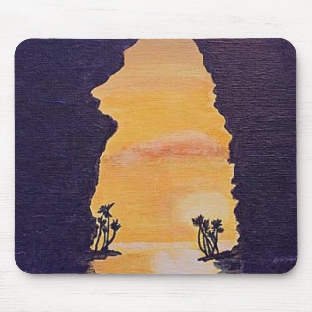 Tapis De Souris Lever de soleil hawaïen (Devant)