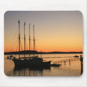 Tapis De Souris Lever de soleil Mousepad de port de barre