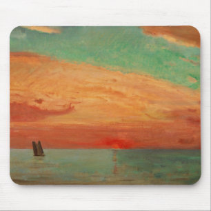 Tapis De Souris Lever de soleil sur la mer de l'Est (Art asiatique