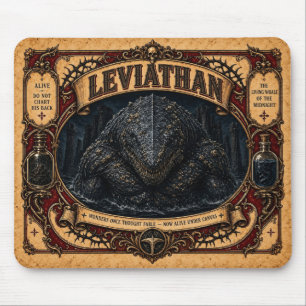 Tapis De Souris Léviathan, Monstre de Cirque Vintage