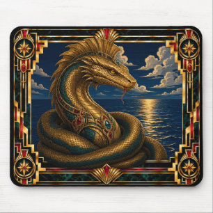 Tapis De Souris Léviathan, mythique Art déco