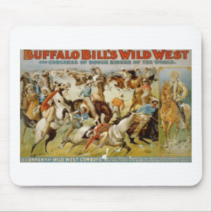 Tapis De Souris L'exposition occidentale sauvage de Buffalo Bill