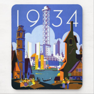 Tapis De Souris L'Exposition universelle 1934 de Chicago