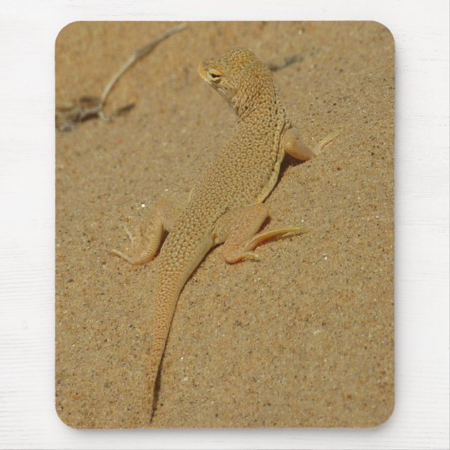 Tapis De Souris Lézard à doigts frangés du Mojave (Devant)
