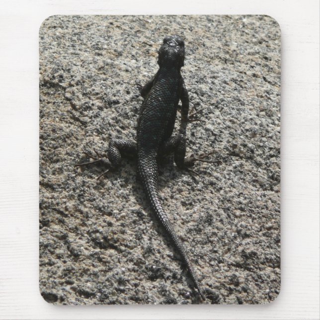 Tapis De Souris Lézard noir (Devant)